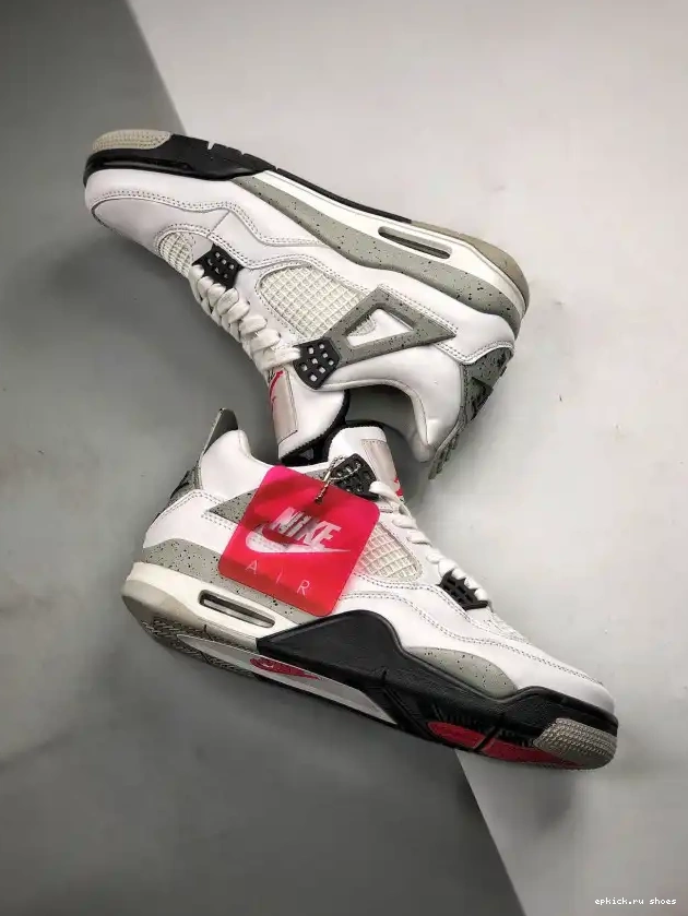 Rep OG (nike) 4 840606-192 White Cement Air Jordan 0511